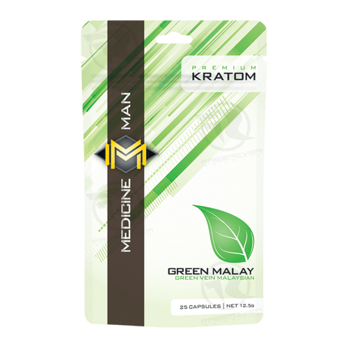 Medicine Man Green Malay Kratom (25ct)