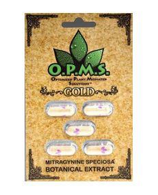 OPMS Gold Kratom Capsules (5 caps)