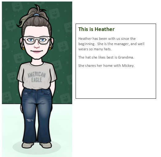 Graphic of Heather